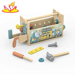 Ultimate Wooden Tool Box Toy Interactive Gears, Locks & Creative Play for Kids STEM Learning Adventure W03D251